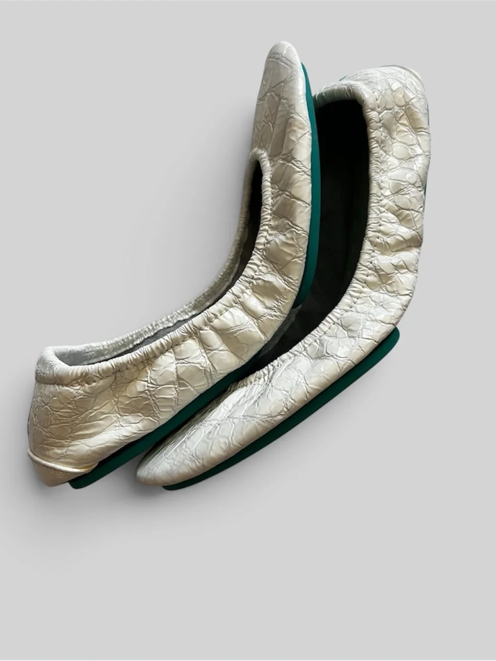 Tieks diamond white
